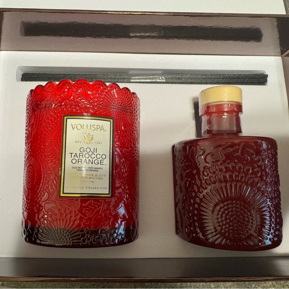 Voluspa Red Goji Tarocco Orange Set